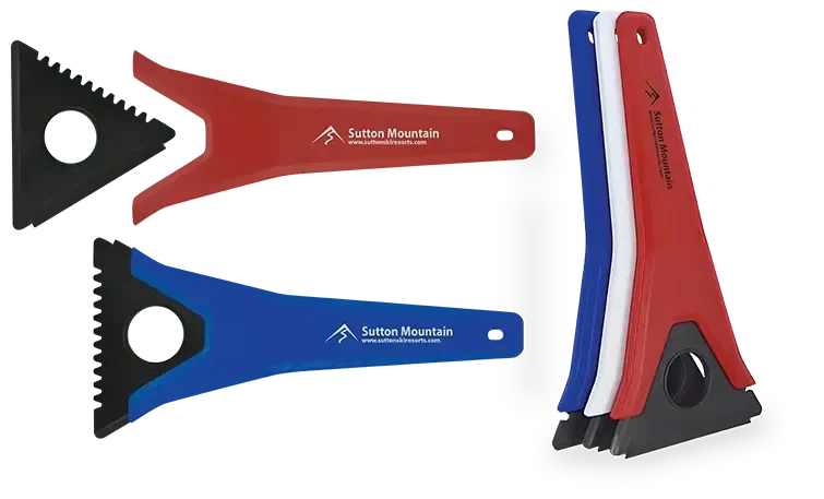 Multi-Use Ice Scraper. 3-in-1 ice scraper, breaker, and squeegee tool for winter auto care