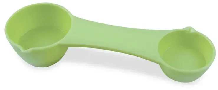 Multi-Use Measuring Spoon. Four-in-one ABS measuring spoon set for cooking brand and real estate gifts, view 2