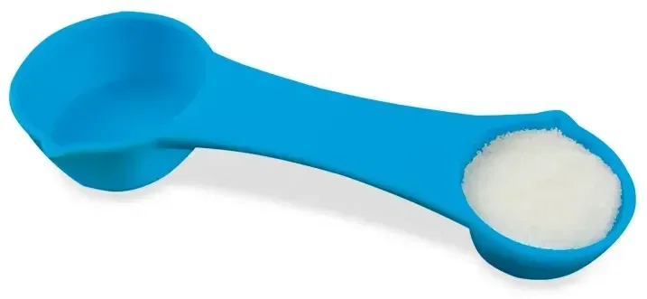 Multi-Use Measuring Spoon. Four-in-one ABS measuring spoon set for cooking brand and real estate gifts, view 4