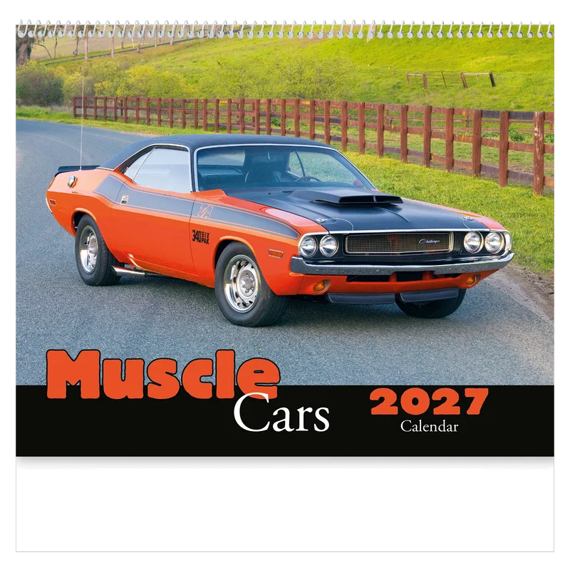 Muscle Cars Wall Calendar: 2025 Spiral Bound β view 6