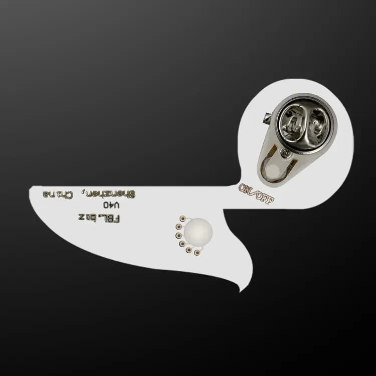 Music Note LED Flashing Lapel Pin — view 4