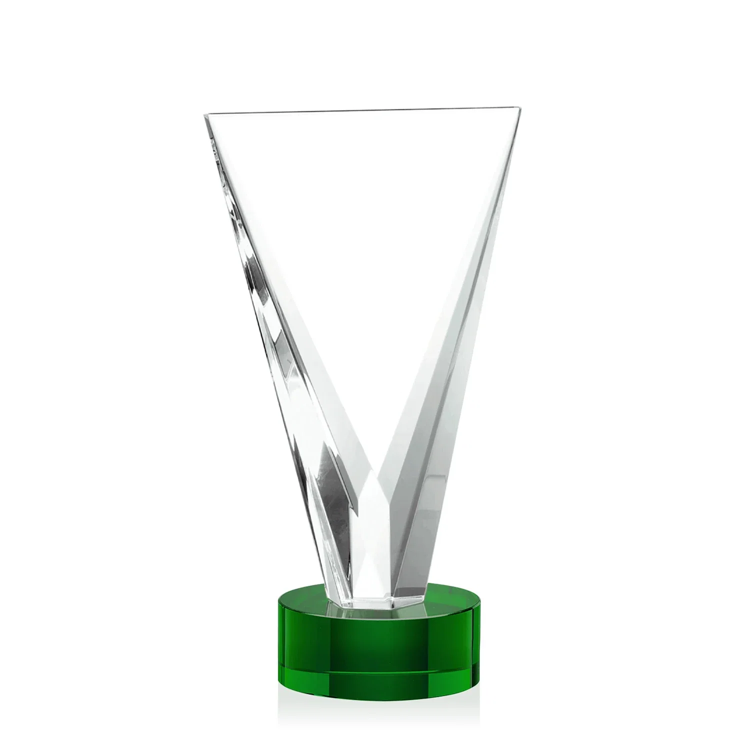 Promotional Optical Crystal Award in Solid Matching Color, awards for company anniversary events