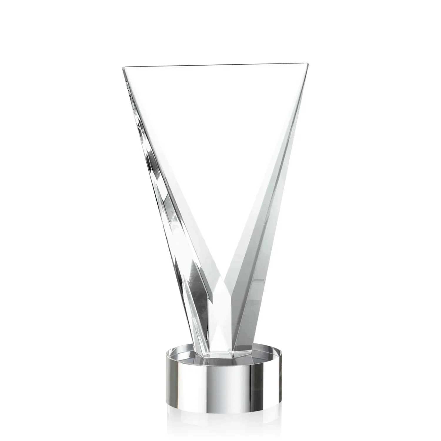Branded Optical Crystal Award in Solid Matching Color, awards for safety achievement programs