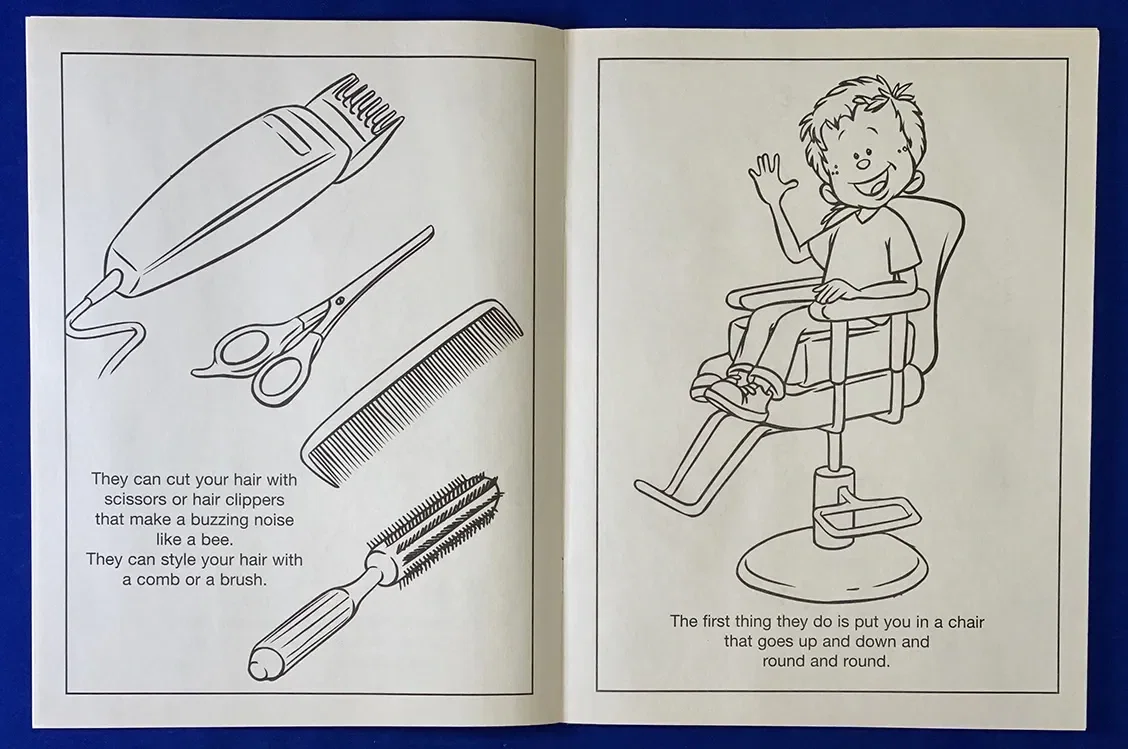 My New Haircut Coloring Book — view 2