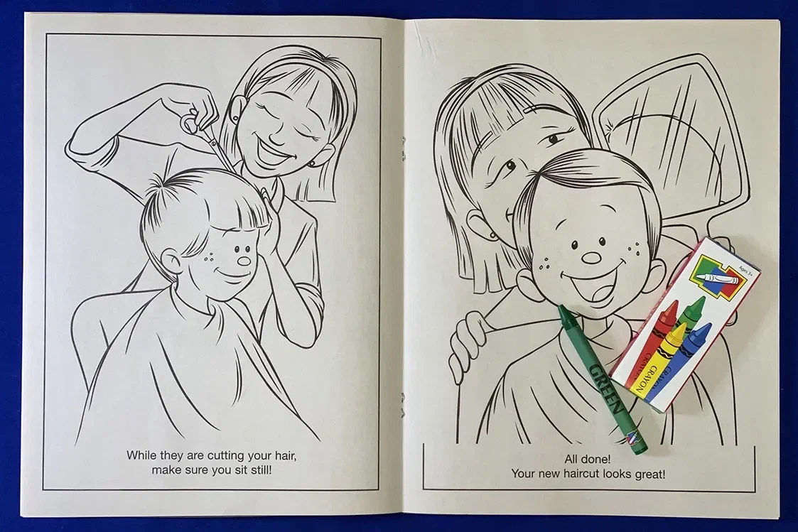 My New Haircut Coloring Book — view 3