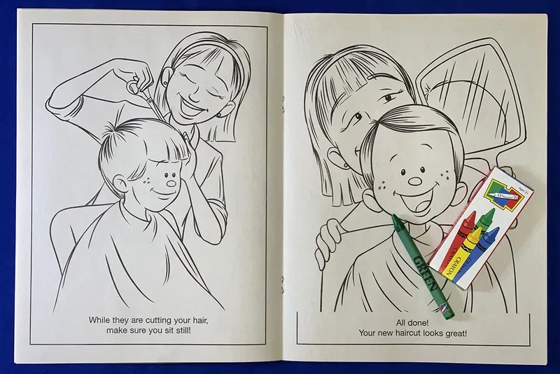 My New Haircut Coloring Book — view 3