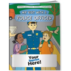 My Visit With a Police Officer Coloring Book