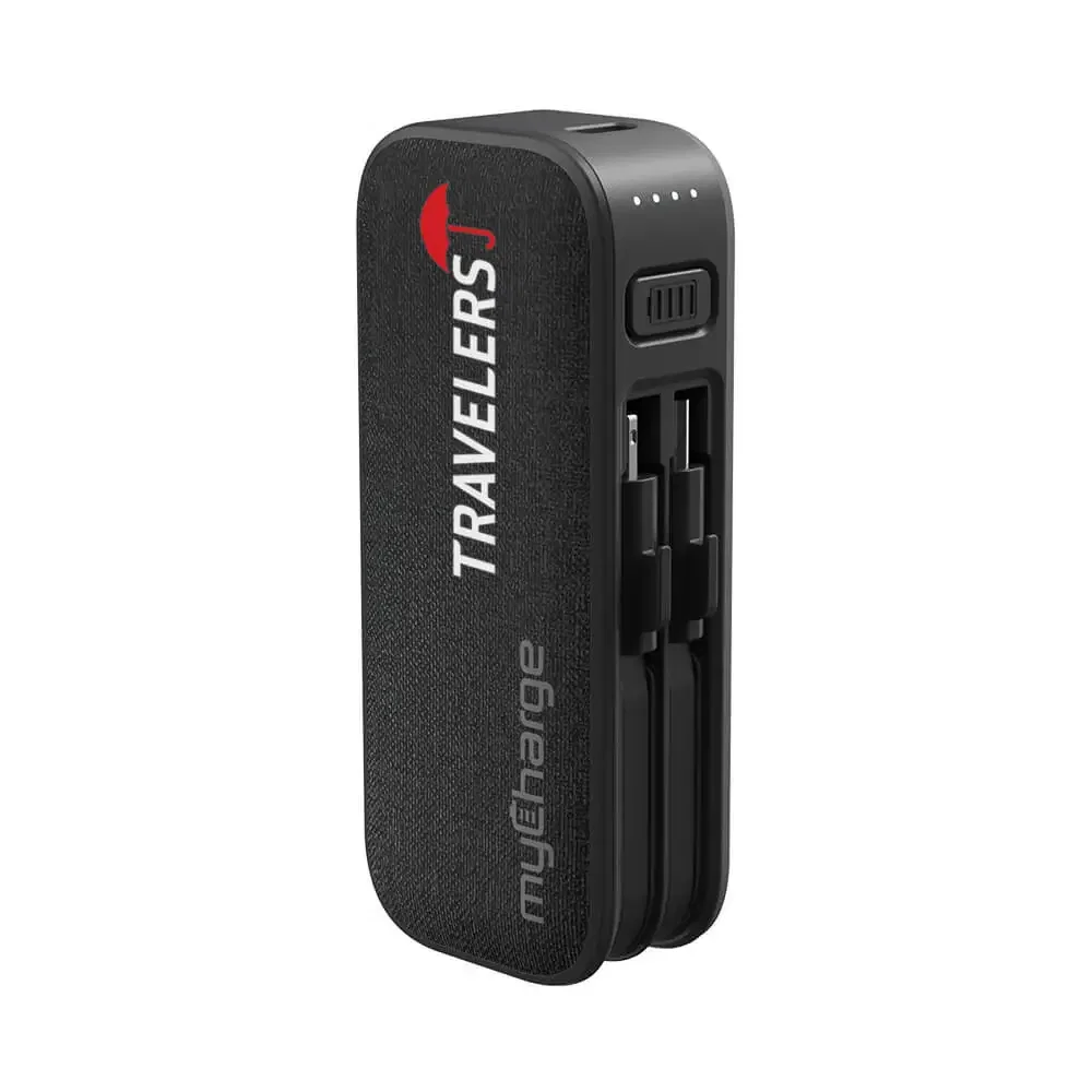 myCharge PowerHub Mini 3000mAh Portable Charger — view 3
