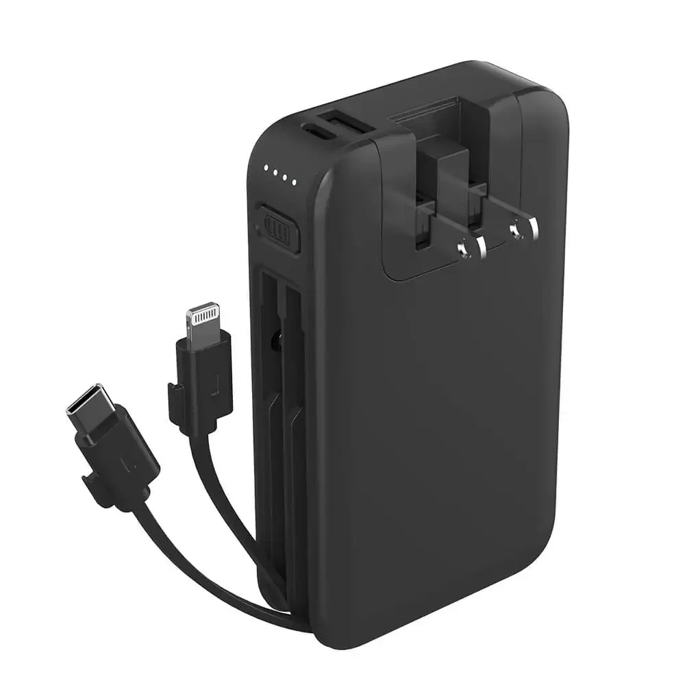 myCharge Powerhub Plus 6,000mAh Everything Built in Portable Charger — view 2