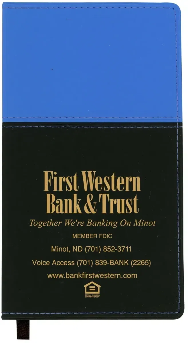 "Personalized Mystic" - Two-Tone Vinyl Soft Cover Monthly Planner — view 2