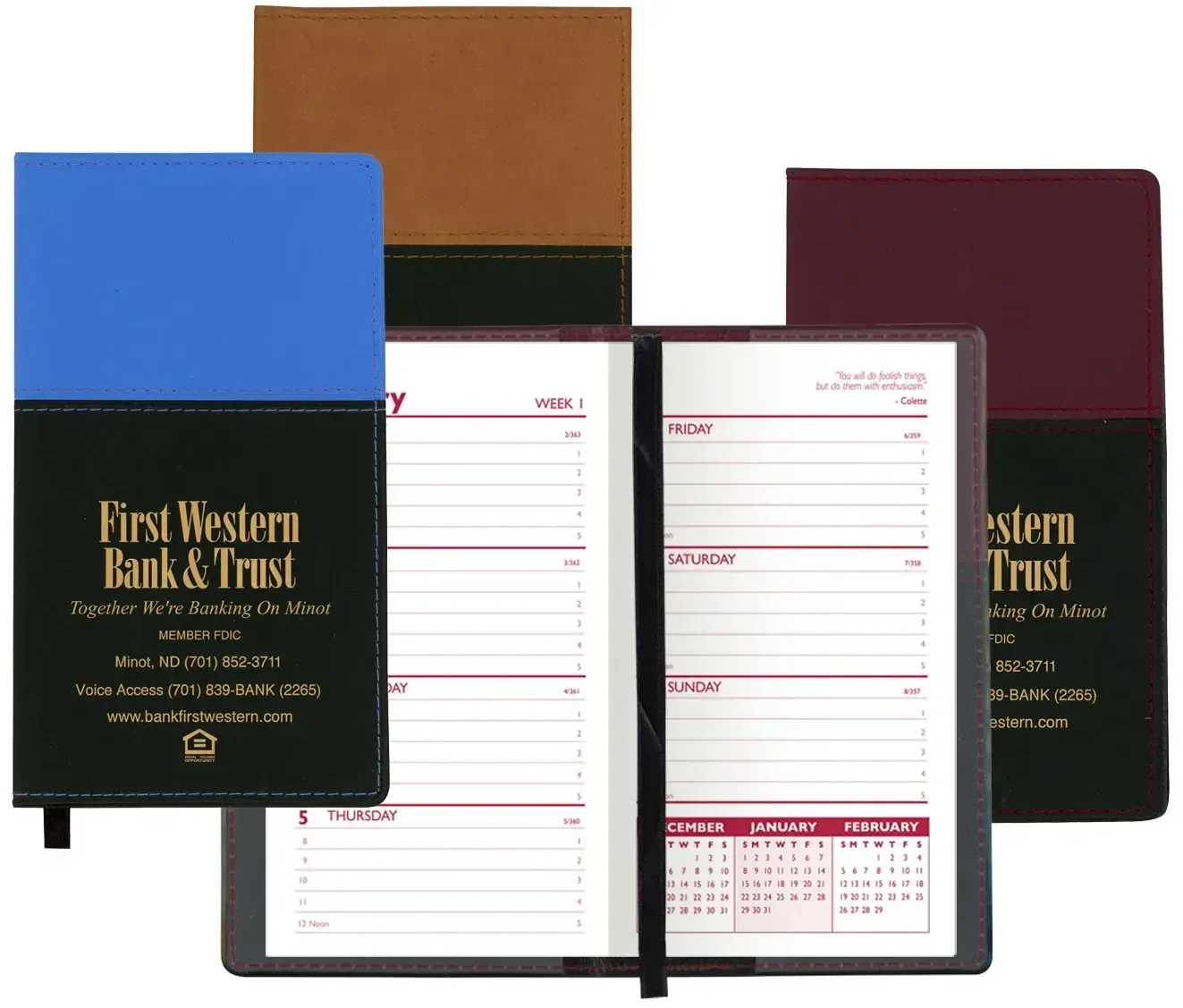 Customized Mystic Planner - Two-Tone Vinyl Soft Cover Weekly — view 4