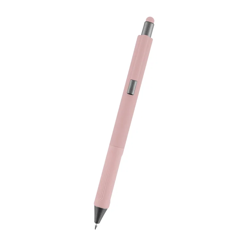 Turned slightly to reveal the dual-function writing tool