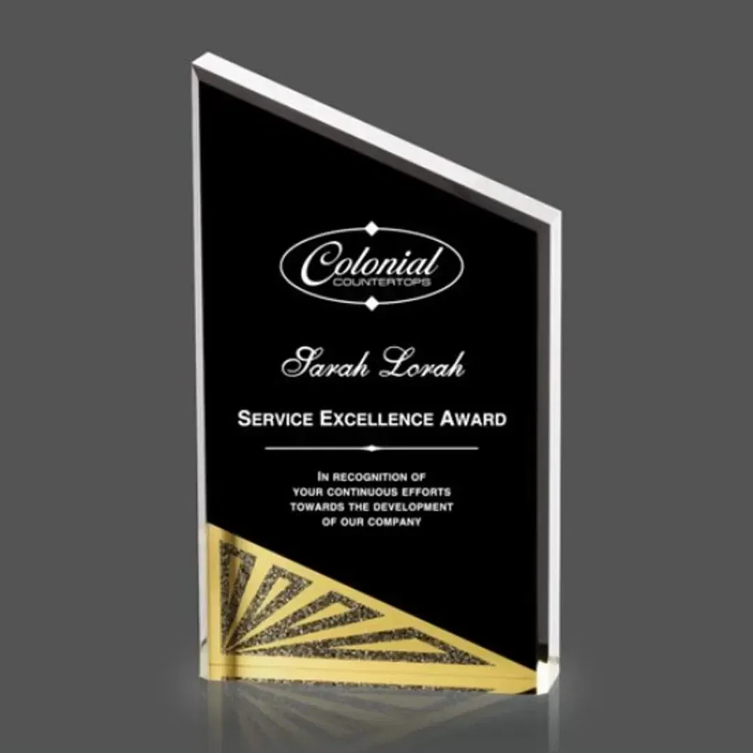 Solid Acrylic Napoleon Recognition Award — view 2