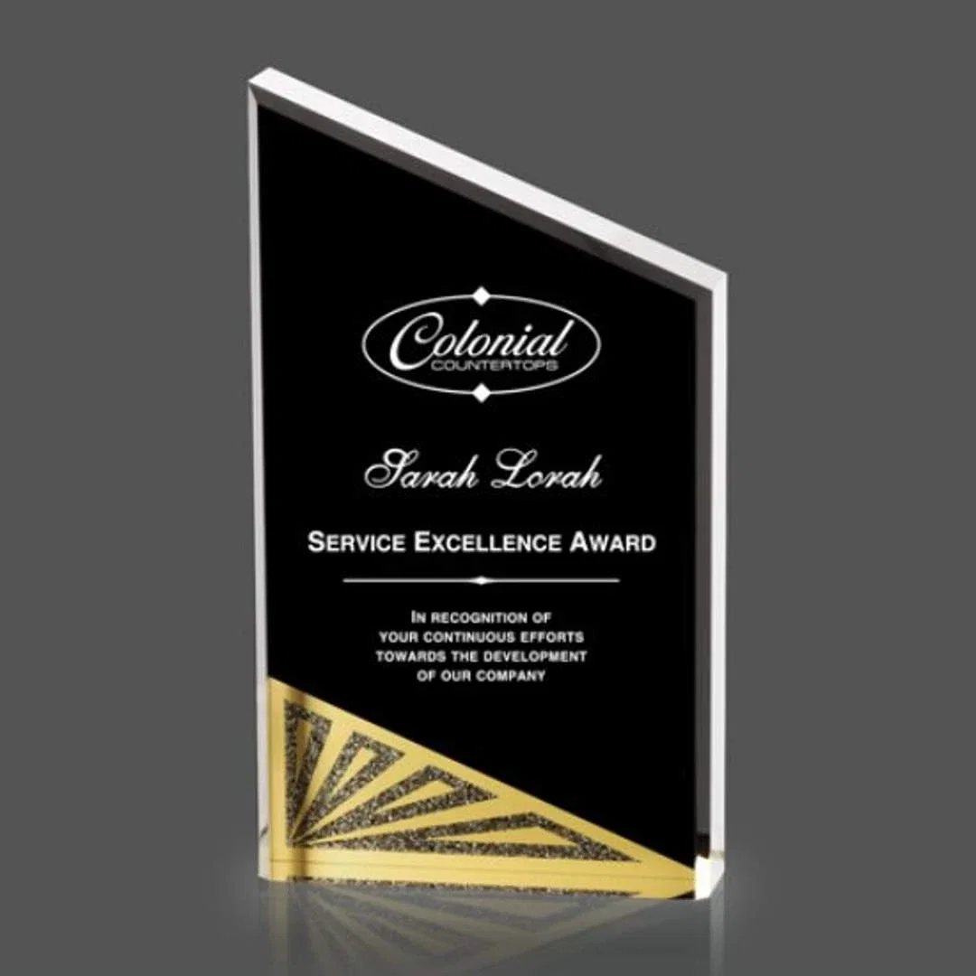 Solid Acrylic Napoleon Recognition Award — view 3