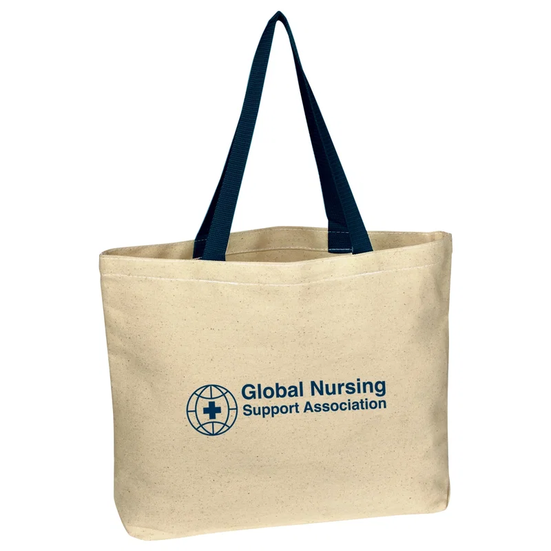 Natural Cotton Canvas Tote Bag — view 2