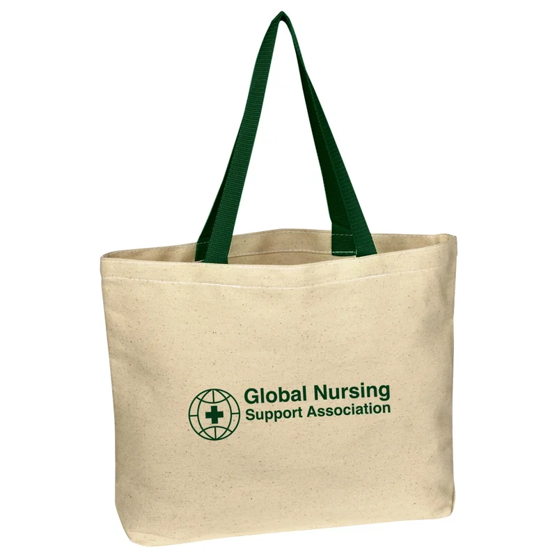 Natural Cotton Canvas Tote Bag — view 6