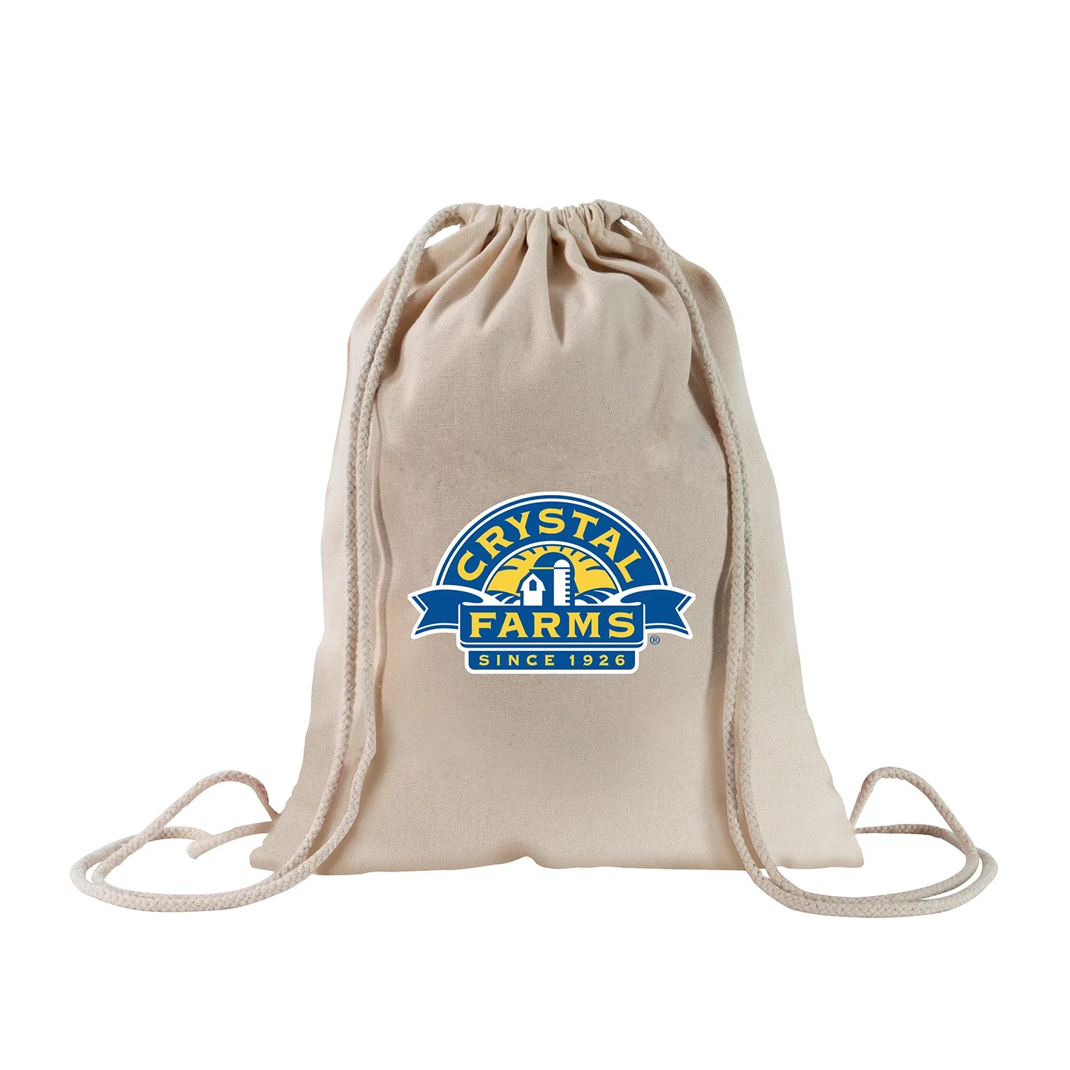 Natural Drawstring Backpack — Natural — view 2