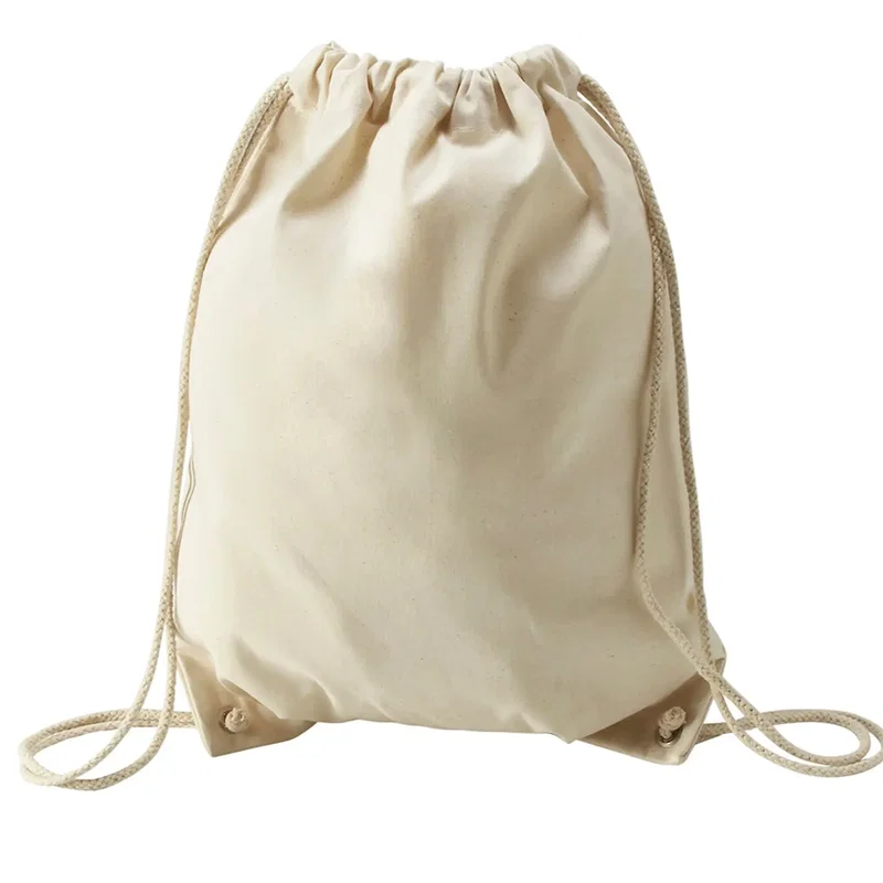 Natural Economy Drawcord Bag — view 3