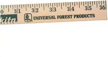 Natural Yardstick (5/32" Thick) — view 2