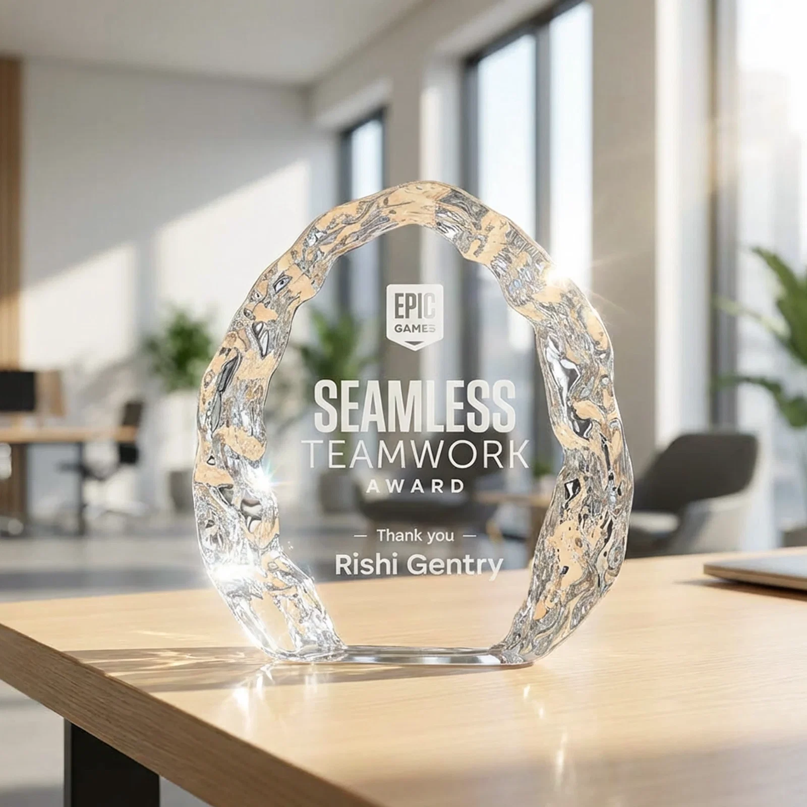 Naughton Custom Iceberg Recognition Award — view 3