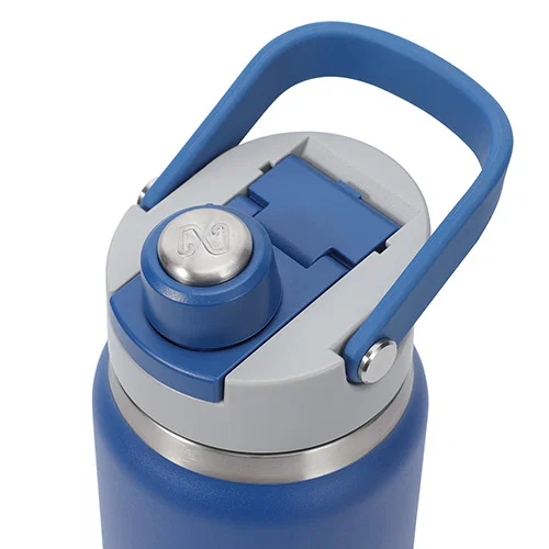 NAYAD Crusade insulated bottle, hidden cup separated from the base