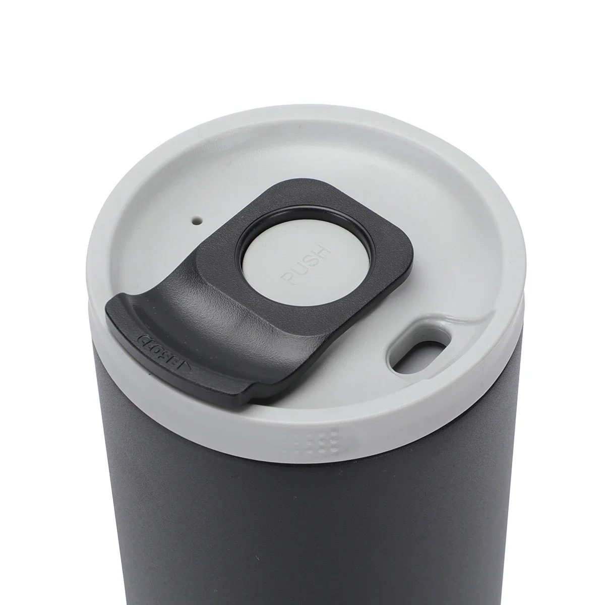 Side profile of the branded NAYAD Dutton 20 oz Vacuum Insulated Tumbler