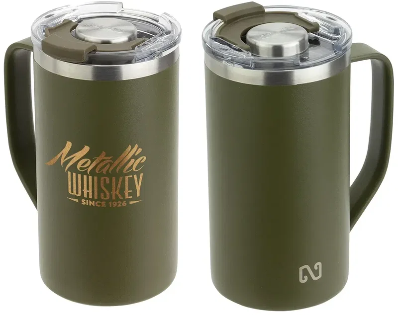 Branded NAYAD Metro Tritan-lid 20 oz mug, color options lineup