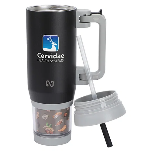 NAYAD Quest promotional travel mug, snack cup detached detail