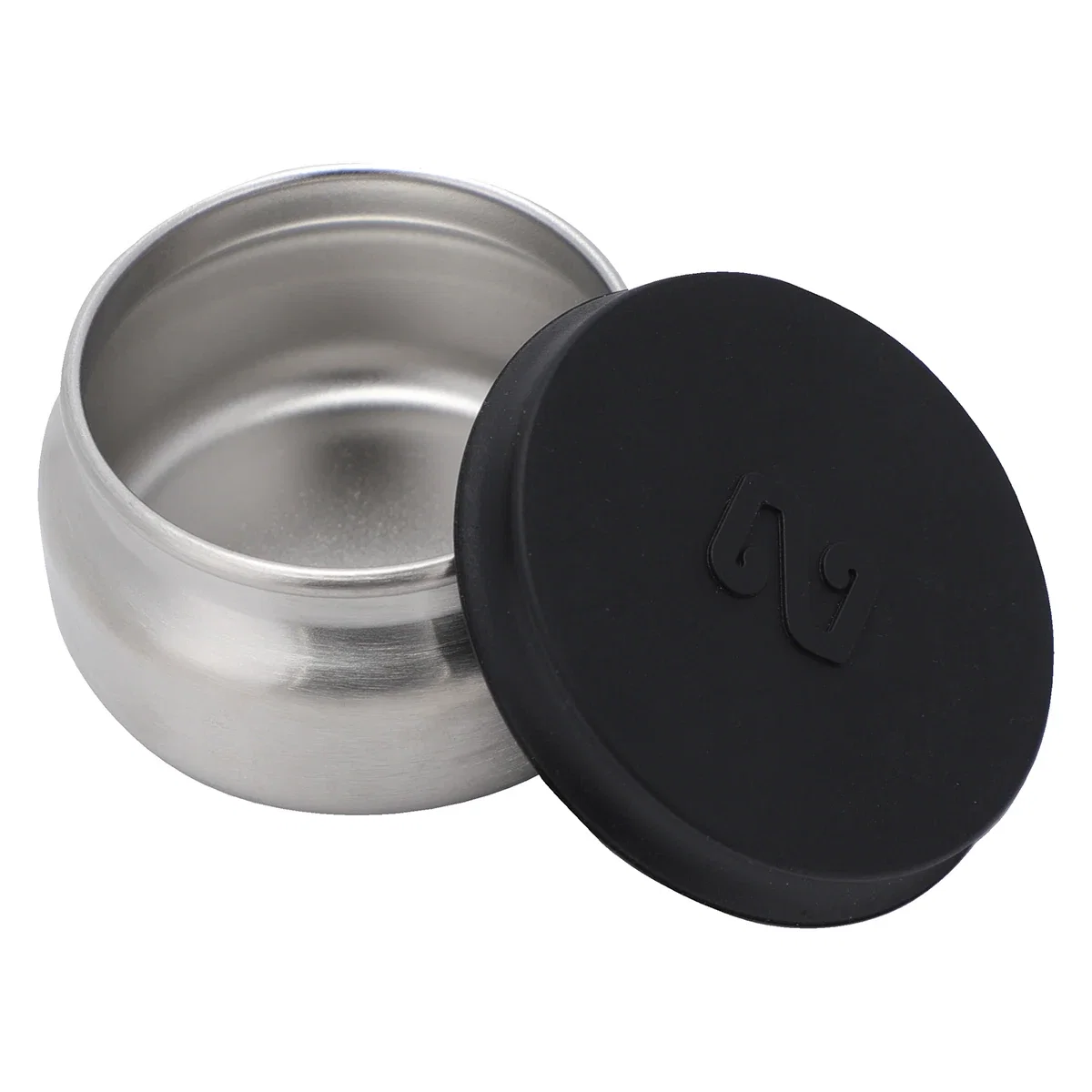 NAYAD Utilia 64 oz salad bowl shown open, displaying the insulated serving basin