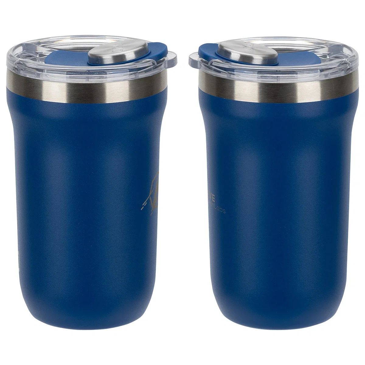NAYAD Wai Tumbler shown in side profile, promotional double-wall tumbler view