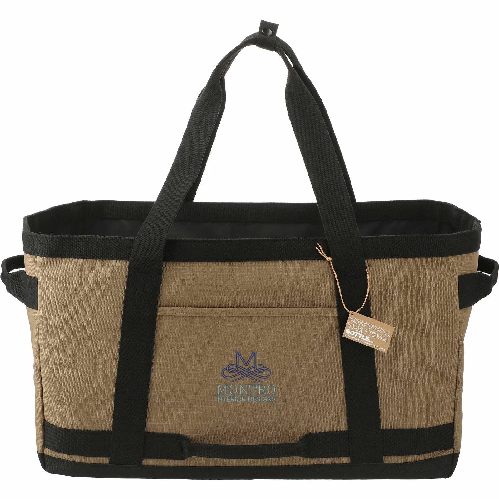 Personalized NBN Recycled Utility Tote with Pouch — view 9