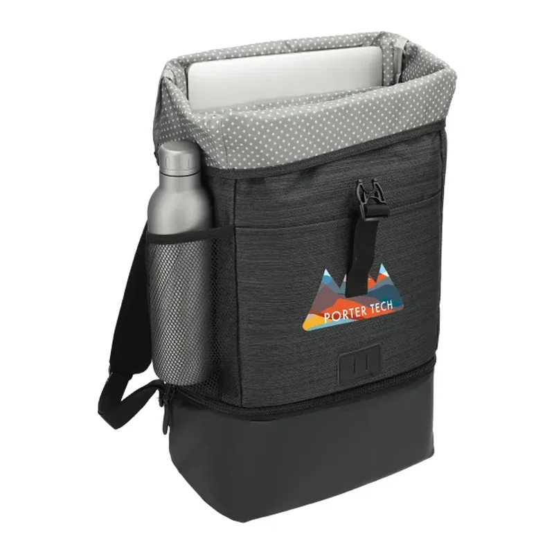 Custom NBN Whitby Insulated Computer Backpack with Logo (15 inch) — view 15