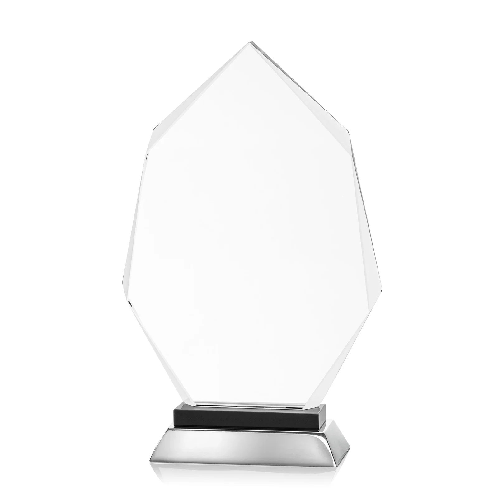 Branded Starfire Crystal Award on a Sapphire and Aluminum Base, metal awards for graduation ceremonies