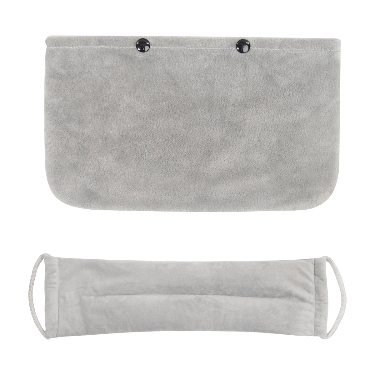 Soft outer pouch measuring ten and a half inches wide