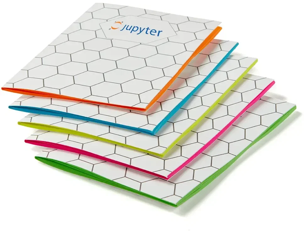 Imprinted Neon Hex Journal — view 2