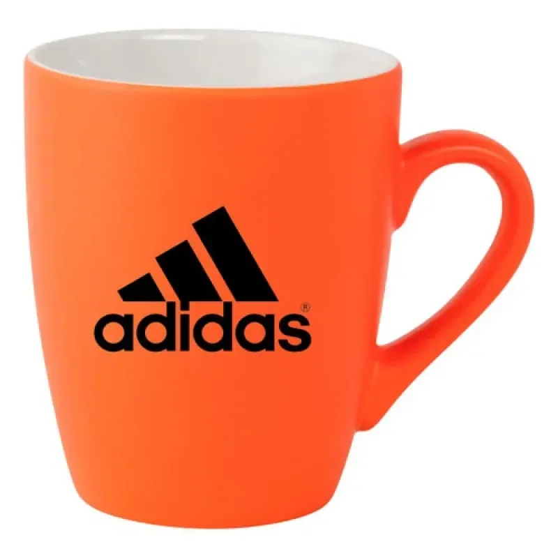 Neon Soft Touch 12oz Ceramic Mugs — view 3