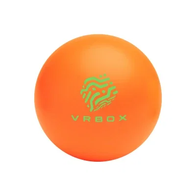 Orange version resting on a white surface