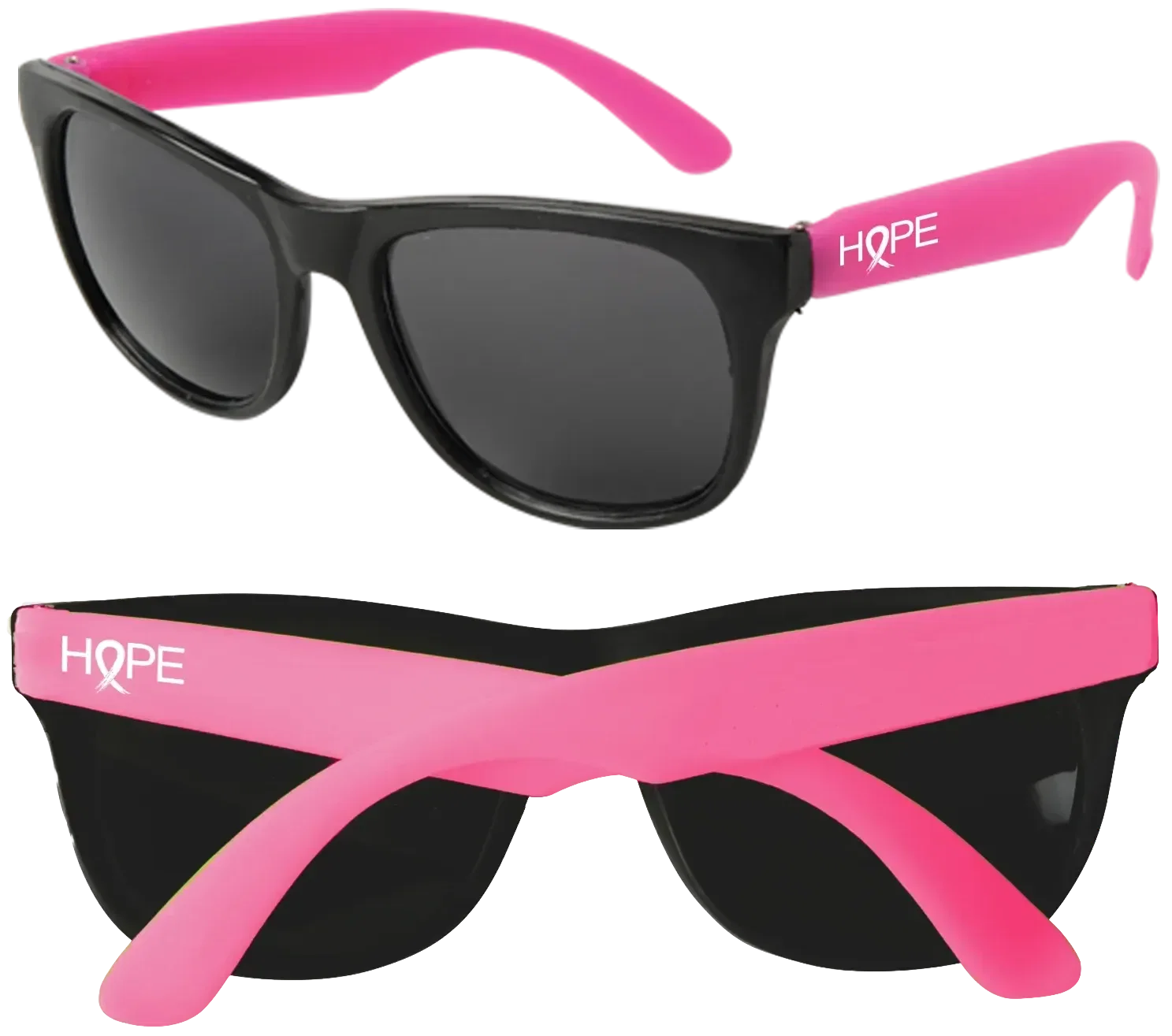 Personalized Neon Sunglasses - Black Frame