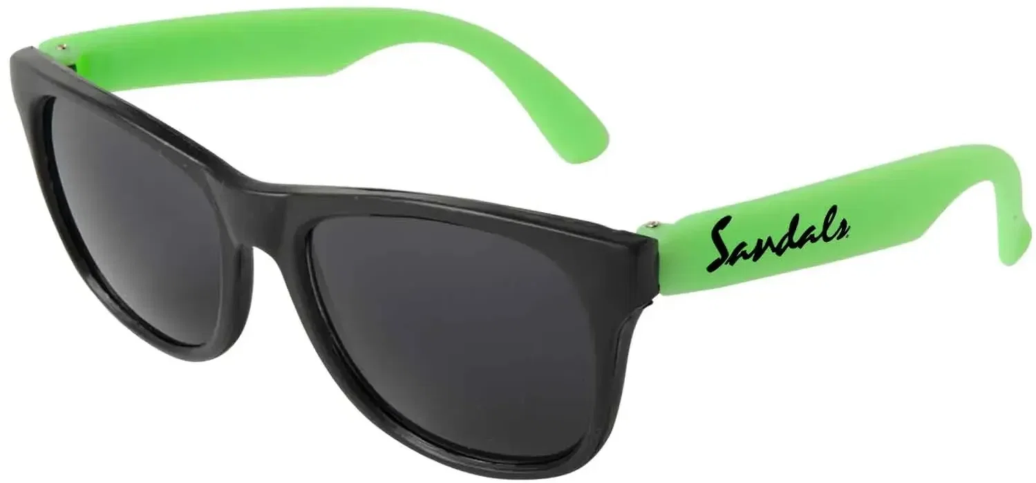 Personalized Neon Sunglasses - Black Frame — view 3