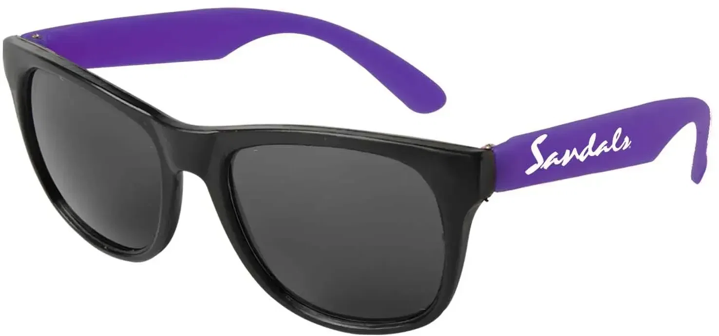 Personalized Neon Sunglasses - Black Frame — view 4