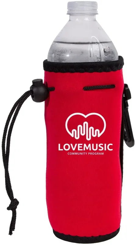 Custom Neoprene Bottle Cooler - Personalized Logo Branded Drink Cooler