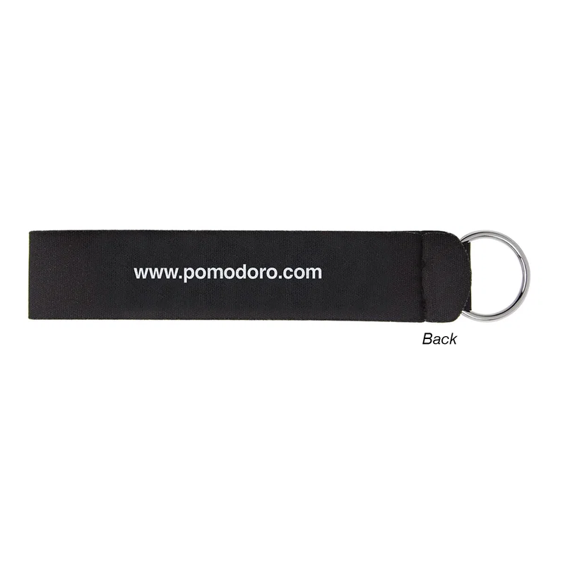 Neoprene Wristband With Key Ring — view 2