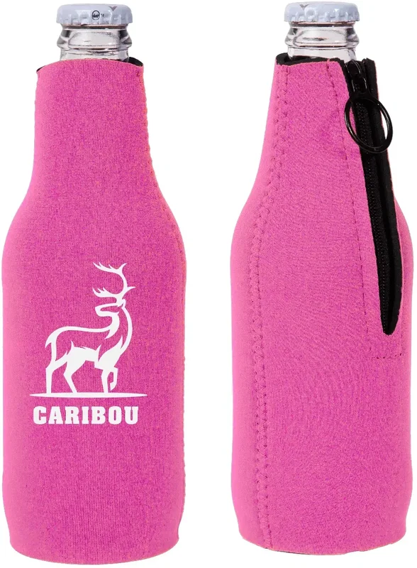 Custom Neoprene Zipper Beer Bottle Cooler — view 18