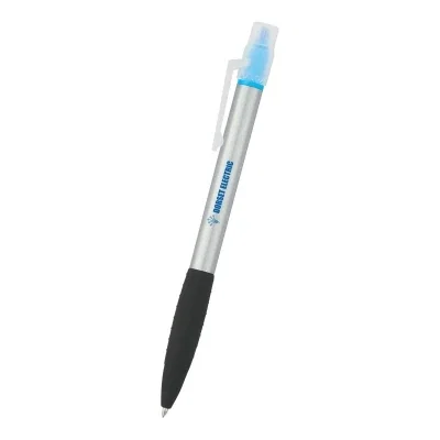 Blue highlighter tip shown at the top of the barrel