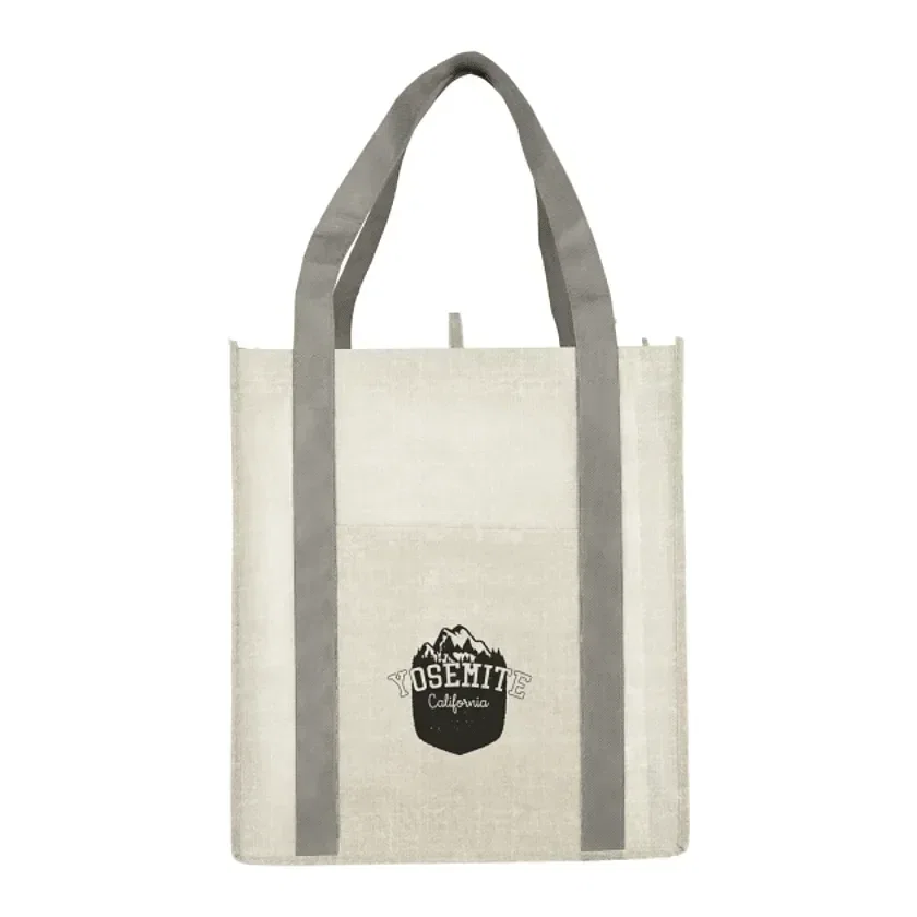 Neptune Recycled Non-Woven Grocery Tote — view 3