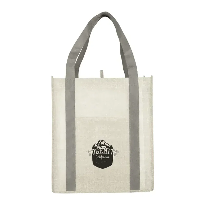 Neptune Recycled Non-Woven Grocery Tote — view 3