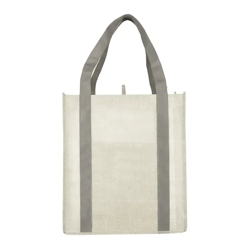 Neptune Recycled Non-Woven Grocery Tote — view 4