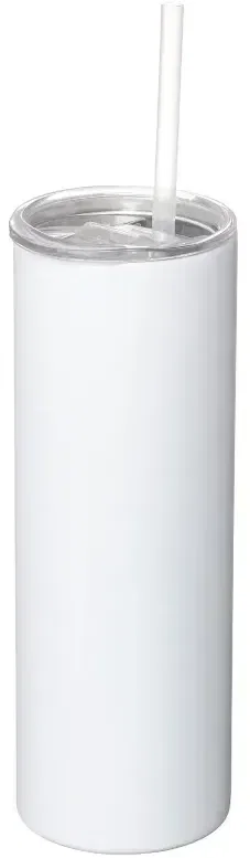 Logo-Branded Skinny Stainless Steel Tumbler — view 2
