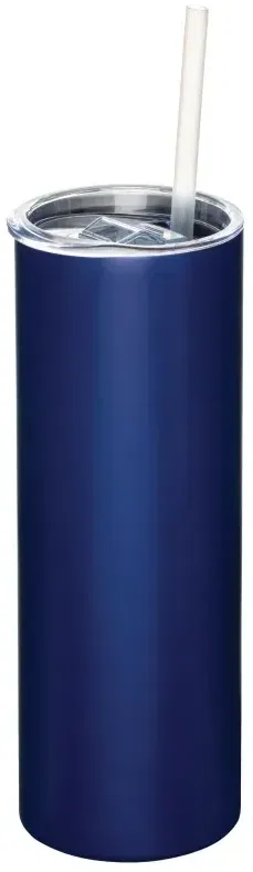 Logo-Branded Skinny Stainless Steel Tumbler — view 4