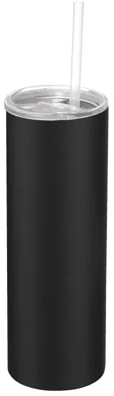 Logo-Branded Skinny Stainless Steel Tumbler — view 6